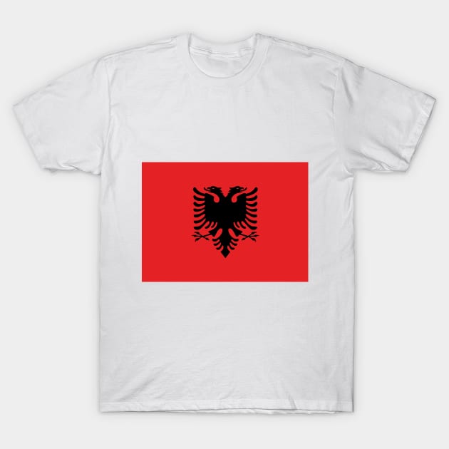 Albania T-Shirt by Wickedcartoons